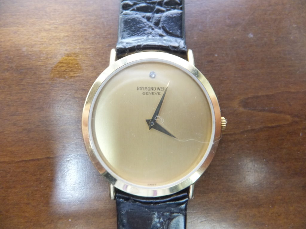 RAYMOND WEIL レイモンドウィル 18K GOLD 電気メッキ 腕時計