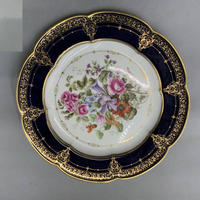 西洋陶磁器 最高峰ブランド SEVRES セーブル 金彩 アラベスク プレート 大皿